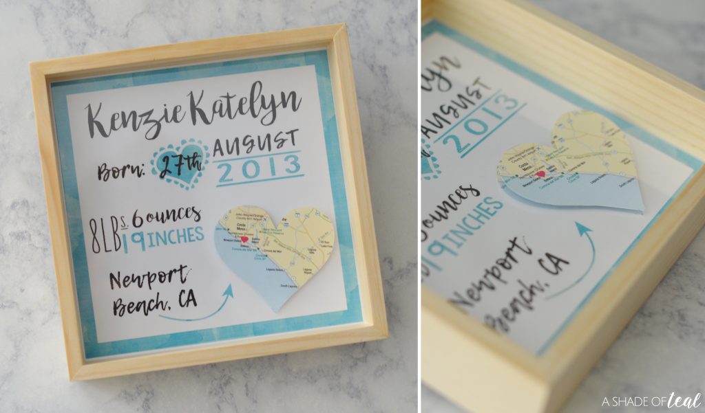 How To Make A Custom Birth Announcement Keepsake