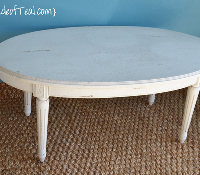 Before+After: Grey Coffee Table
