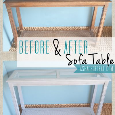 Before+After: Sofa Table