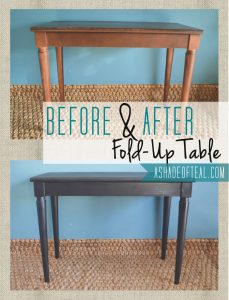 Before+After: Fold Up Table