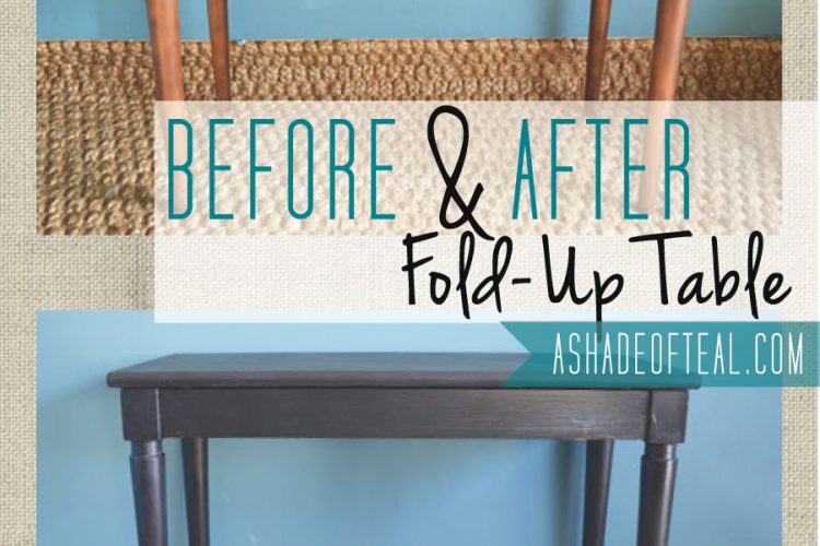 Before+After: Fold Up Table