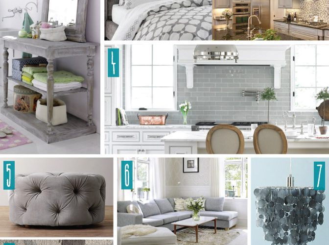 Color Series; Decorating with Grey