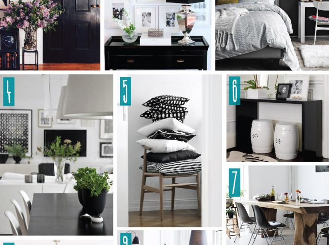 Color Series; Decorating with Black