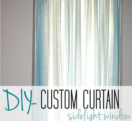 Custom Curtain- Front Door Window