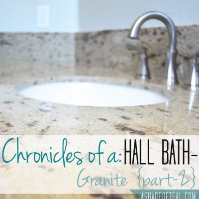 Hall Bath Chronicles- Granite Pt2