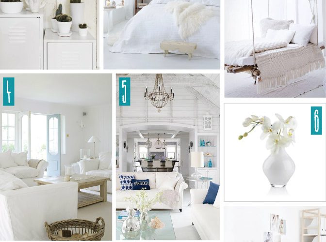 Color Series; Decorating with White