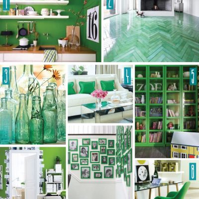 Color Series; Decorating with Green
