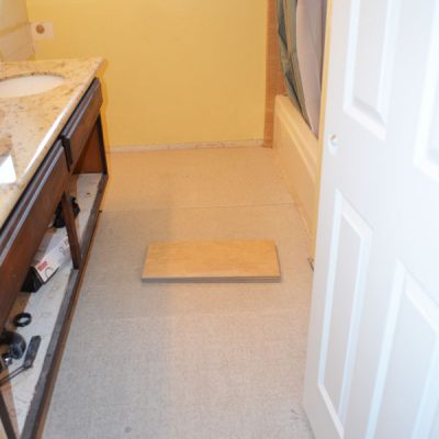 Hall Bath Chronicles- Tile Floor Pt1