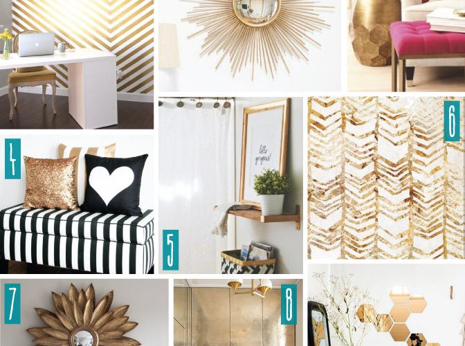 Color Series; Decorating with Gold