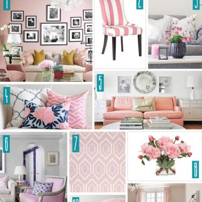 Color Series; Decorating with Lt Pink