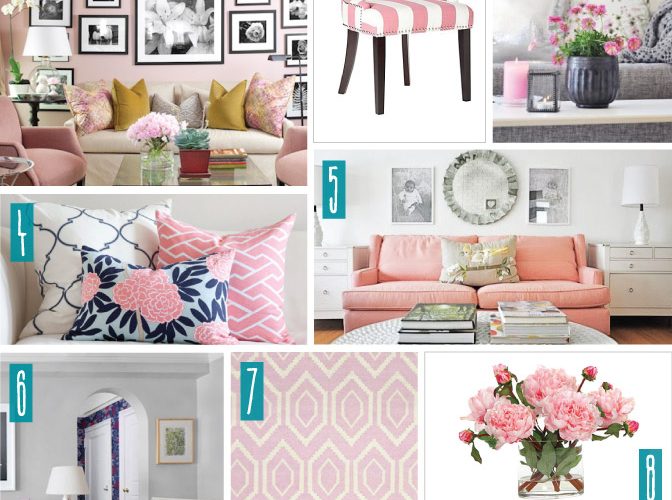 Color Series; Decorating with Lt Pink