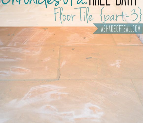 Hall Bath Chronicles- Tile Floor Pt3