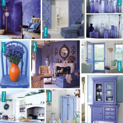 Color Series; Decorating with Periwinkle