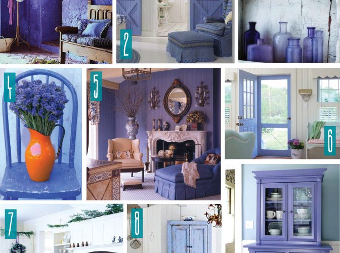 Color Series; Decorating with Periwinkle