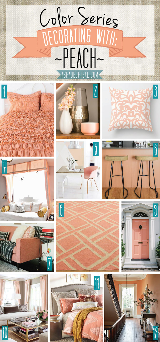 Color Series Decorating With Peach