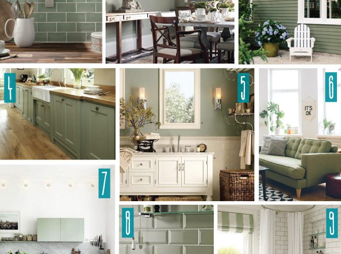 Color Series; Decorating with Sage Green