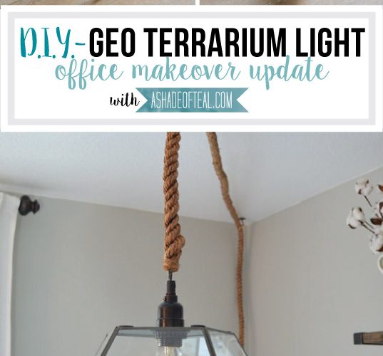DIY- Geo Terrarium Light