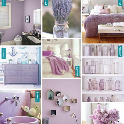 Color Series; Decorating with Lavender