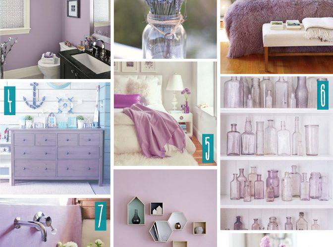 Color Series; Decorating with Lavender