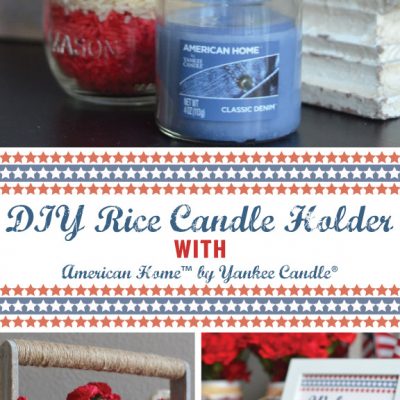 DIY Rice Candle Holder with American Home™ by Yankee Candle®