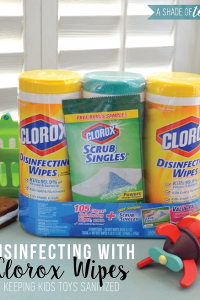 Keeping Kids Toys Clean with Clorox Wipes