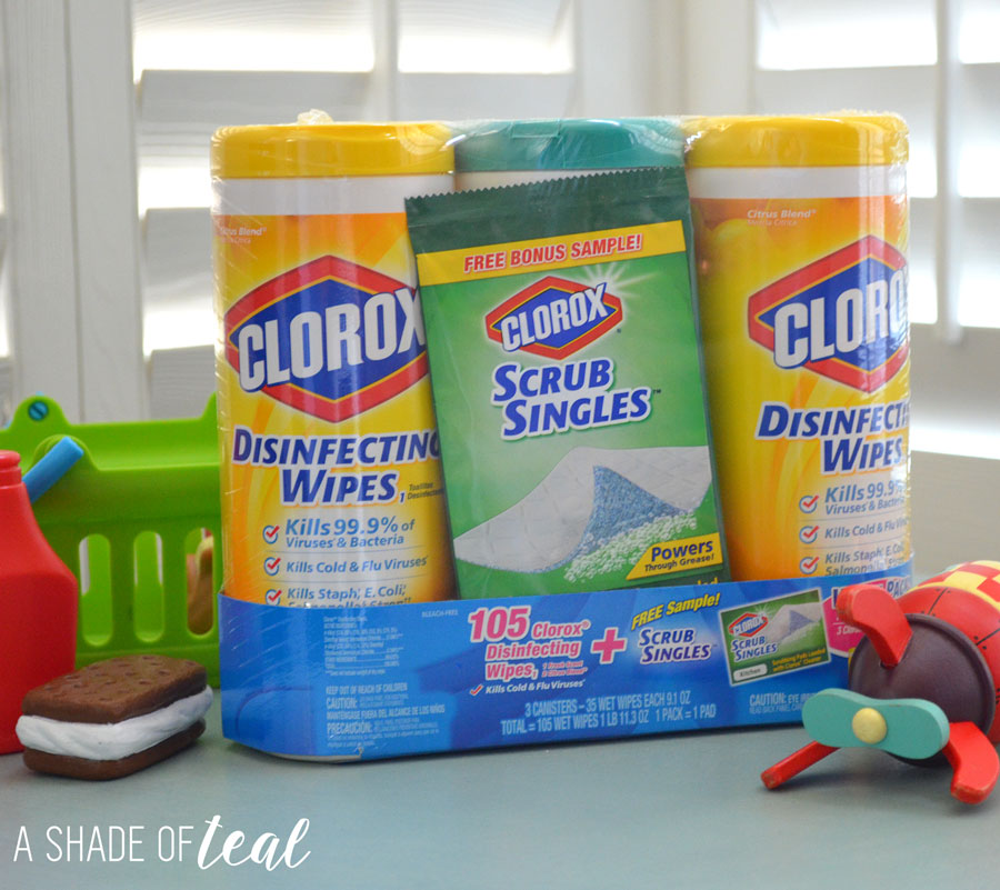 Keeping Kids Toys Clean With Clorox Wipes