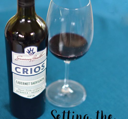 Setting the Thanksgiving Table with Crios Wine