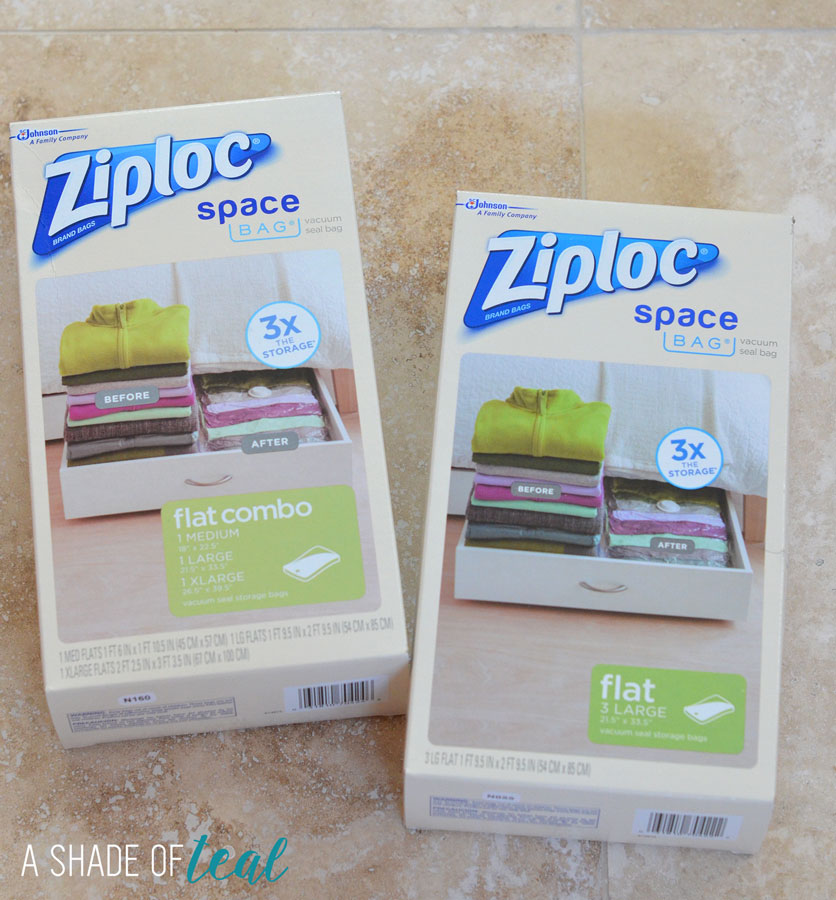 Ziploc Large Plastic Flat Space Bag, 3 per Pack (Case of 3) 70422