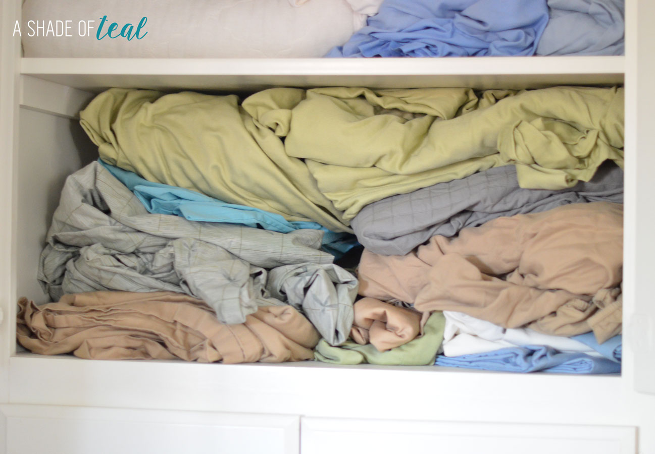 Making Room in the Linen Closet with Ziploc® Space Bags®