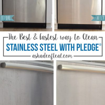 The BEST & Fastest way to Clean Stainless Steel with Pledge®