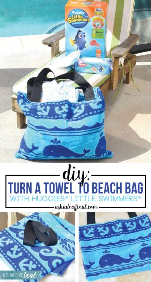 DIY // Turn a Towel into a Beach Bag