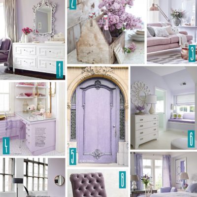Color Series; Decorating with Lilac