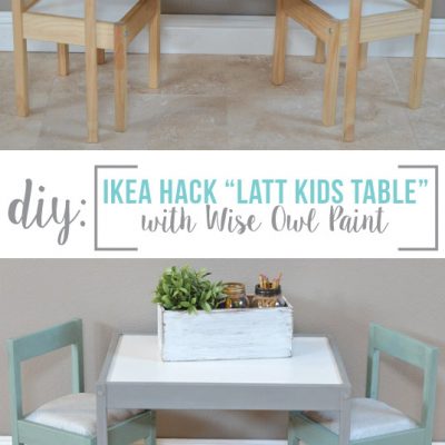 IKEA Hack- Latt Kids Table Makeover