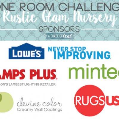 Rustic Glam Nursery {One Room Challenge}, Week-5