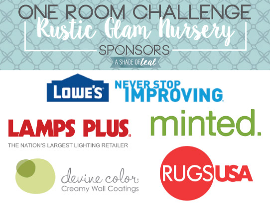 Rustic Glam Nursery {One Room Challenge}, Week-5