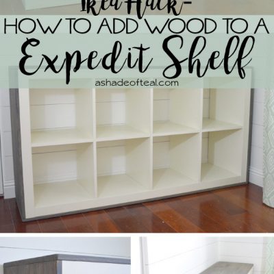 How to add Wood to a IKEA Expedit Cube Shelf