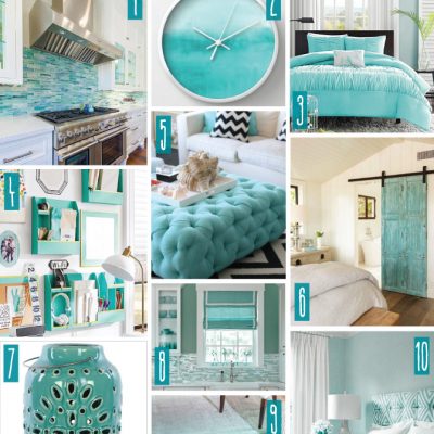 Color Series; Decorating with Turquoise