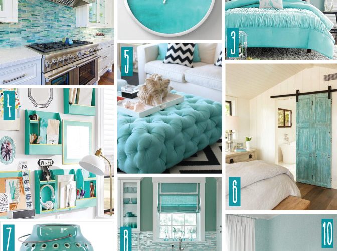 Color Series; Decorating with Turquoise