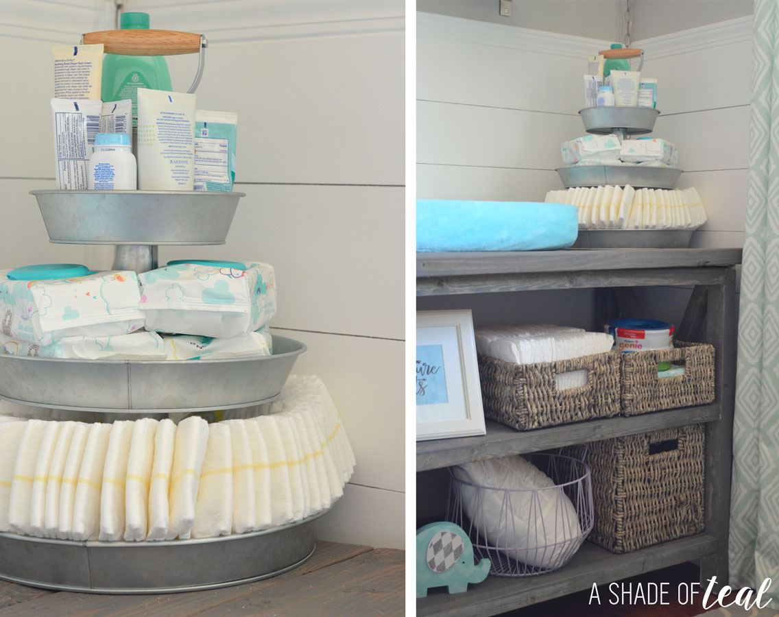 baby diaper station