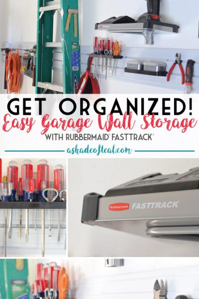 Get Organized! Easy Garage Wall Storage