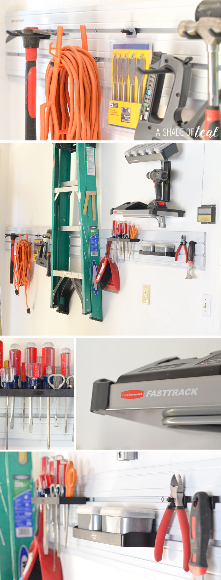 Easy Garage Storage Using the Rubbermaid FastTrack System - Life