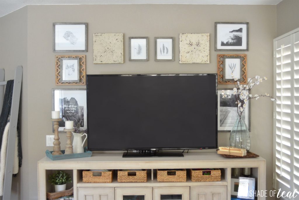 Tv Gallery Wall; How To Decorate Around A Tv