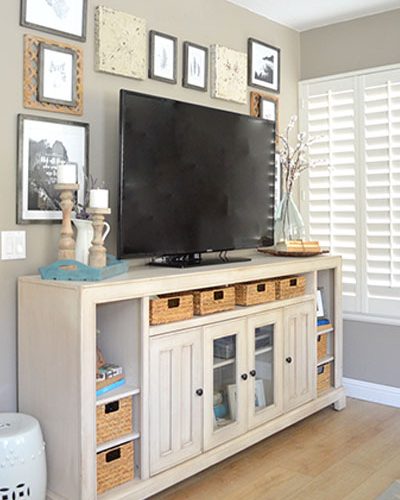 TV Gallery Wall; How to Decorate Around a TV