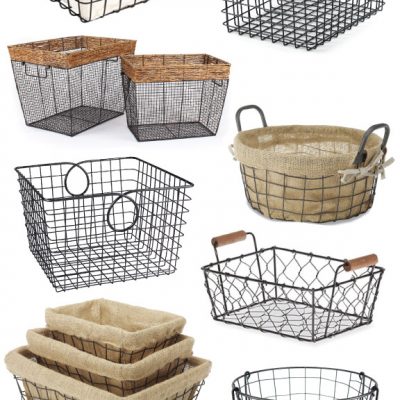 Where to find 13 Amazing Rustic Farmhouse Wire Baskets