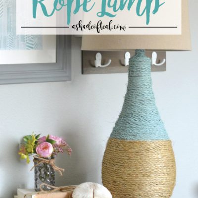 How to make a Rope Lamp, Create & Share Challenge