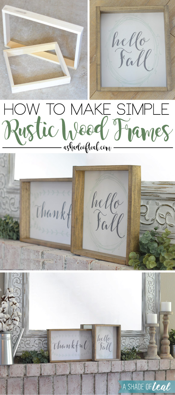 How To Make Simple Rustic Wood Frames, How To Make Your Own Rustic Picture Frames