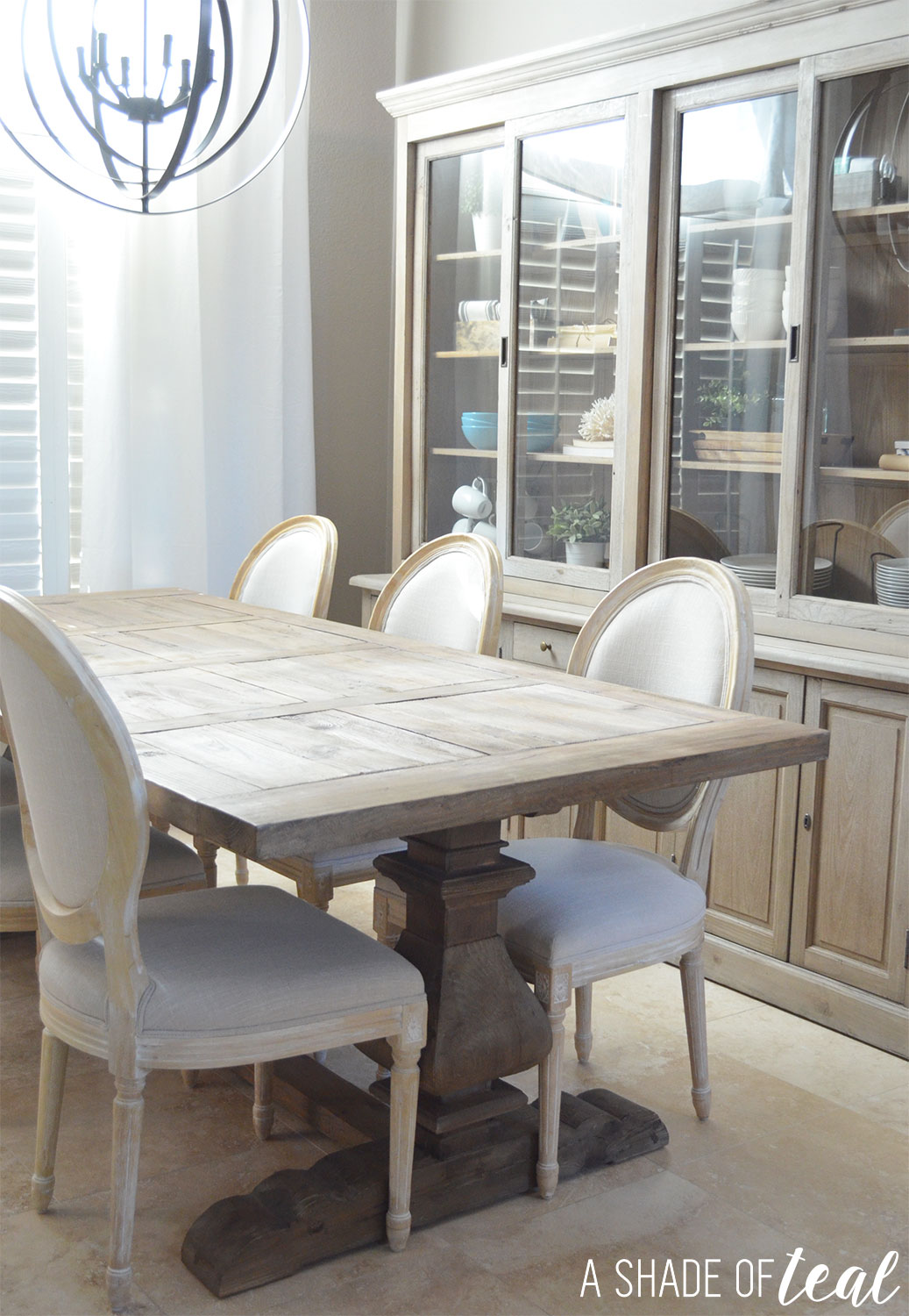 Modern Rustic Dining Table Update with Urban Home