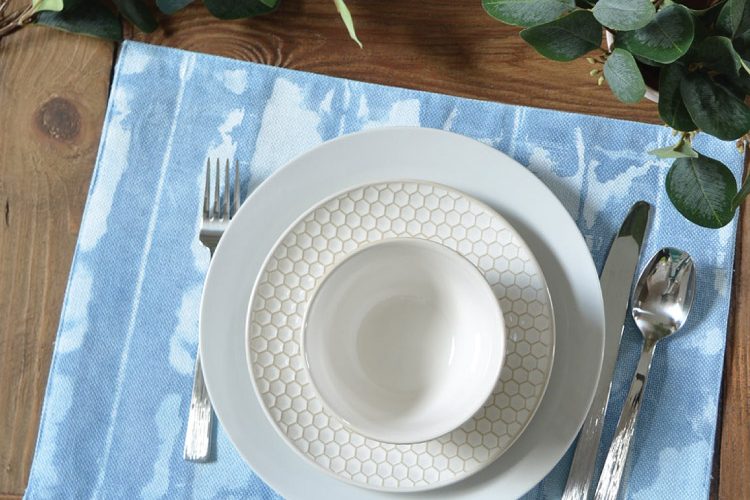 For The Love of Shibori! How to Shibori Dye a Placemat