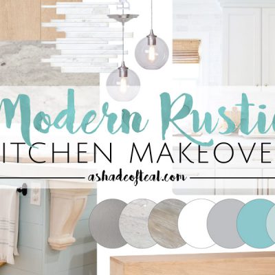 Modern Rustic Kitchen Makeover // ORC Week-2: Inspiration