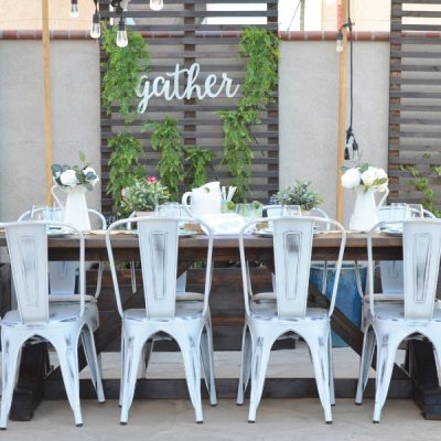 My New Outdoor Dining Space! Plus a Giveaway!